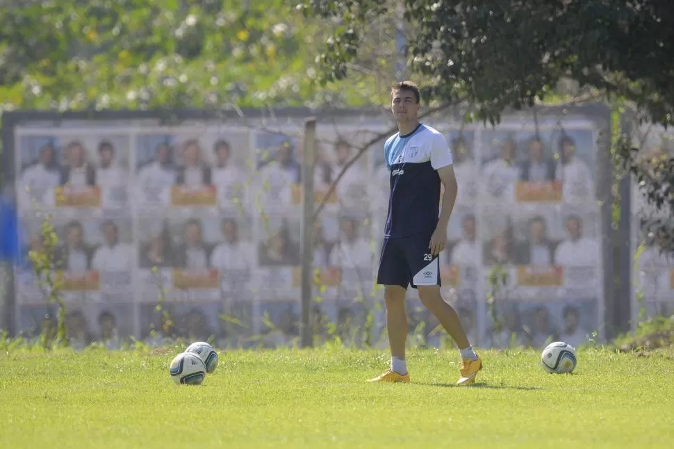 DIO EL SÍ. González, una de las apuestas del “Vasco”, seguirá en Atlético.  la gaceta / foto de analía jaramillo (archivo)