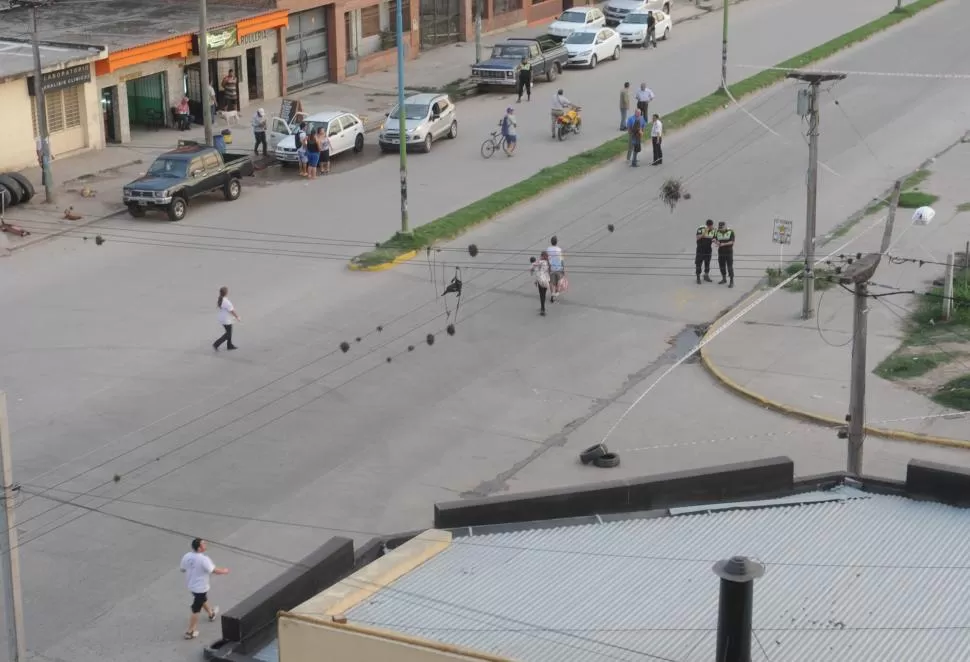 PUDO HABER SIDO MÁS GRAVE. El enfrentamiento que derivó en la muerte de María de los Ángeles Ramallo se produjo en una zona con mucho movimiento.