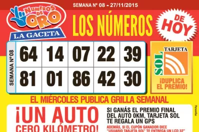 Los Números de Oro de LA GACETA