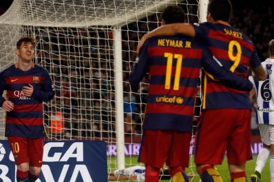 Con goles de Messi, Neymar y Suárez, Barcelona goleó a Real Sociedad