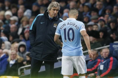 Agüero se volvió a lesionar en el triunfo del Manchester City