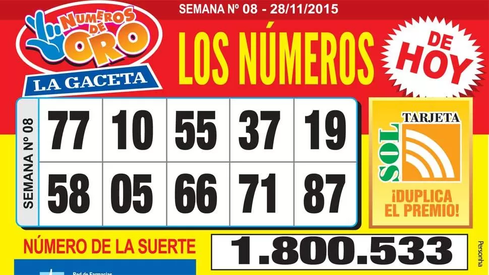 Los Números de Oro de LA GACETA