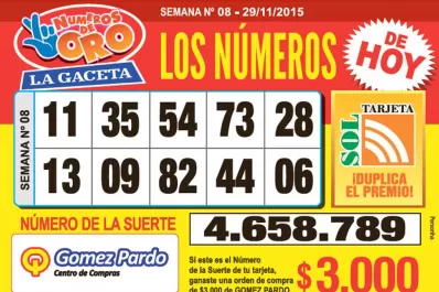 Los Números de Oro de LA GACETA