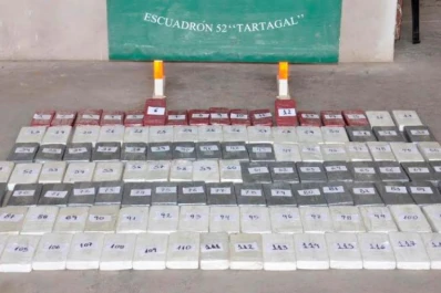 Secuestraron 125 kilos de cocaína en Tartagal