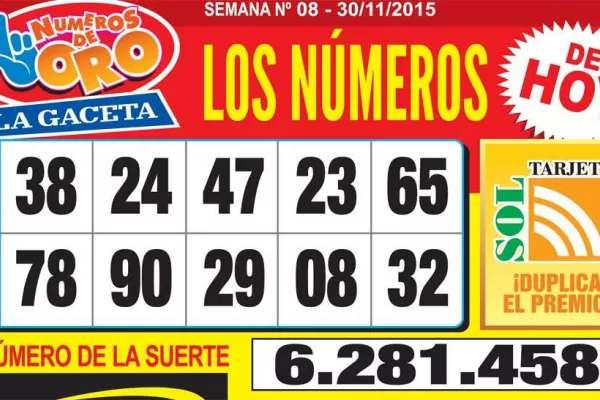 Los Números de Oro de LA GACETA