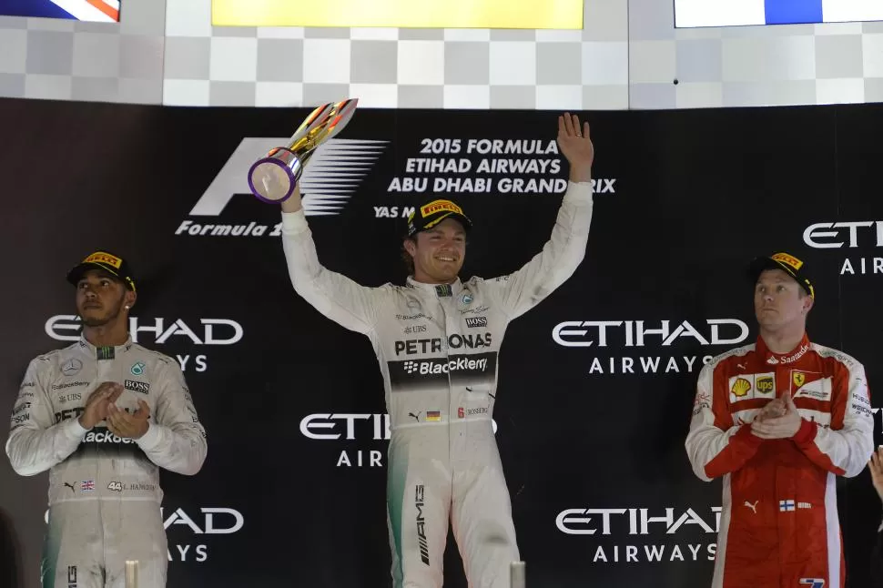 BROCHE DE ORO. Rosberg fue el mejor en la recta final del año. Foto Prensa Mercedes-Benz