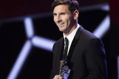 Messi fue elegido como el mejor de la Liga de España