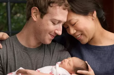 Zuckerberg fue padre de una niña y donará el 99 % de sus acciones de Facebook