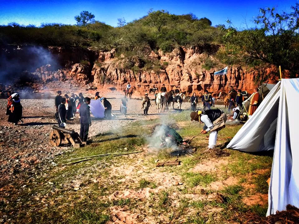 DE ÉPOCA. El 80% del corto se filmó en Trancas, contó el productor. 