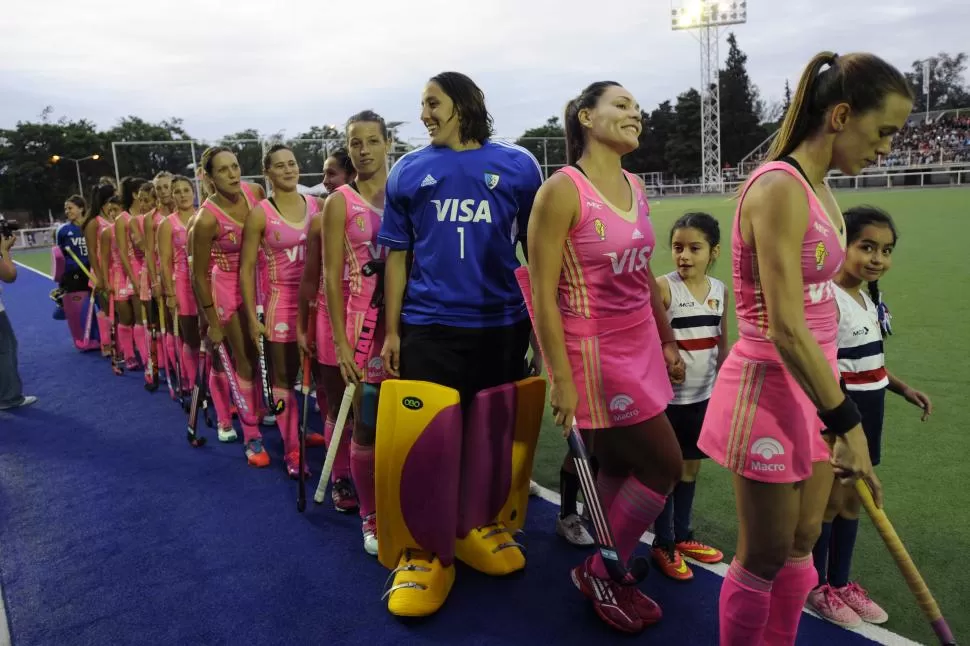 HACEN SU DEBUT. Luego de su paso por nuestra provincia, el seleccionado nacional comienza un nuevo desafío. la gaceta / foto de analía jaramillo 