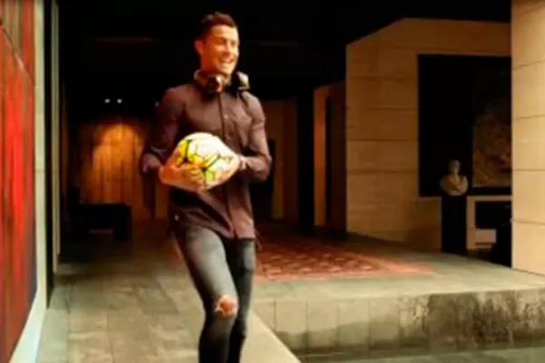 El original villancico de Cristiano Ronaldo para navidad