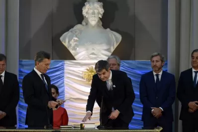 Macri les tomó juramento a los miembros de su gabinete