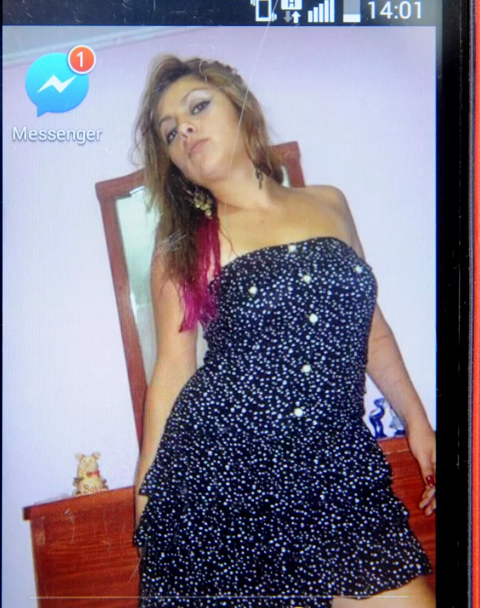 LA VÍCTIMA. Cinthia Aguirre tiene 23 años y es madre de una niña de 7. foto gentileza familia abregú