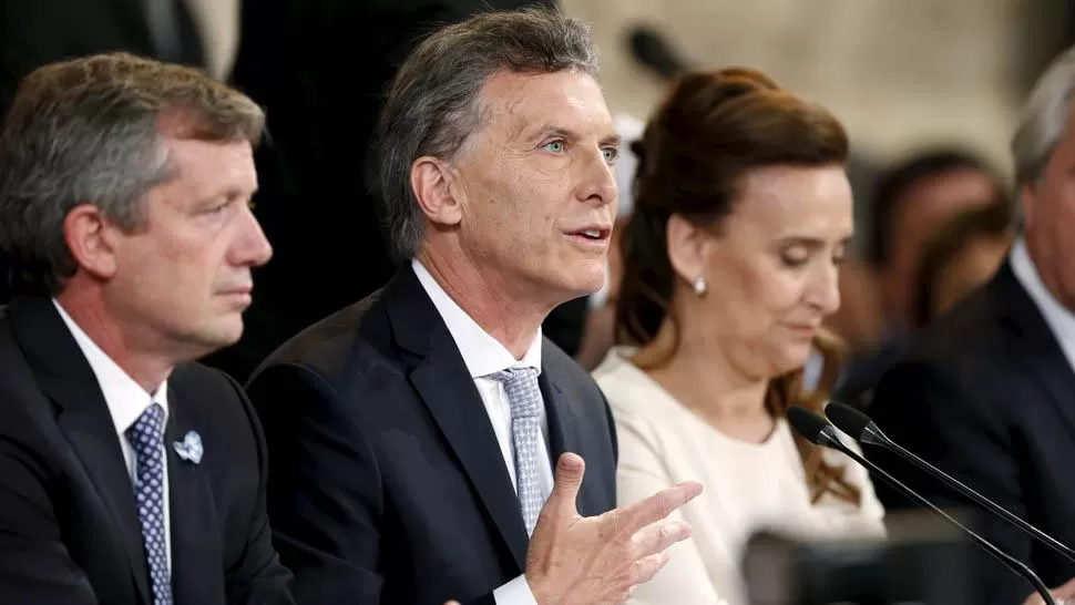 DISCURSO. Macri habla ante la Asamblea Legislativa. FOTO DE REUTERS