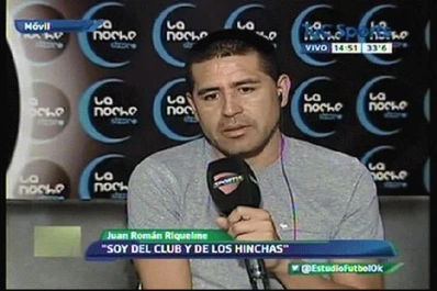 Riquelme: estoy orgulloso de ser un villero y de haberlo conseguido todo sin chuparle el culo a nadie