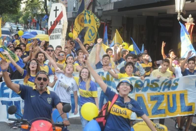 Los hinchas “xeneizes” festejaron en todo el país