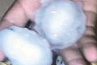 En Santiago del Estero cayó granizo del tamaño de pelotas de tenis