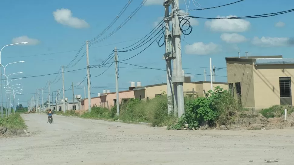 MANANTIAL SUR. Este es uno de los barrios afectados por los cortes de luz. ARCHIVO