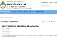 Oficializaron el decreto de nombramiento de dos jueces de la Corte Suprema