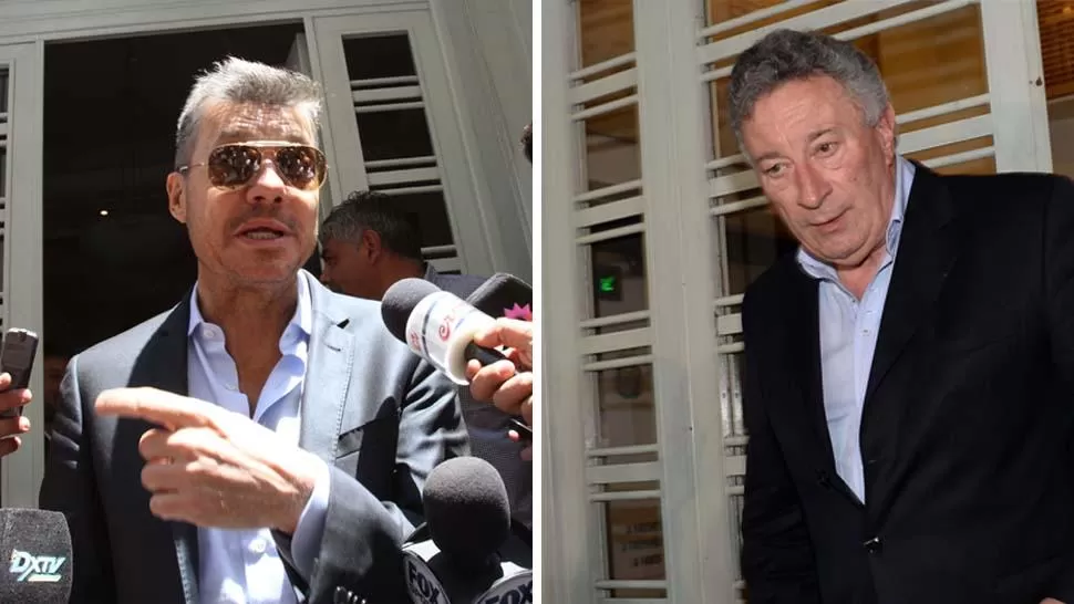 TINELLI Y SEGURA. Los dirigentes se reunieron, pero no llegaron a ningún acuerdo. DYN