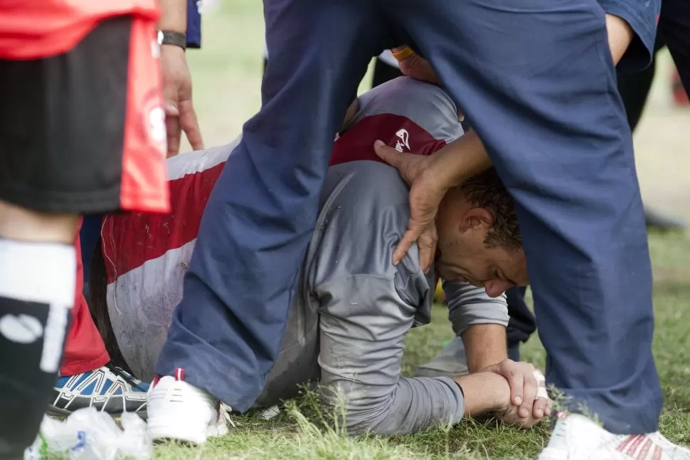 ¿EXAGERÓ? Los dirigentes de Sportivo consideran que Montenegro podía seguir. la gaceta / foto de diego aráoz