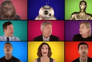 Los actores de Star Wars, a capella