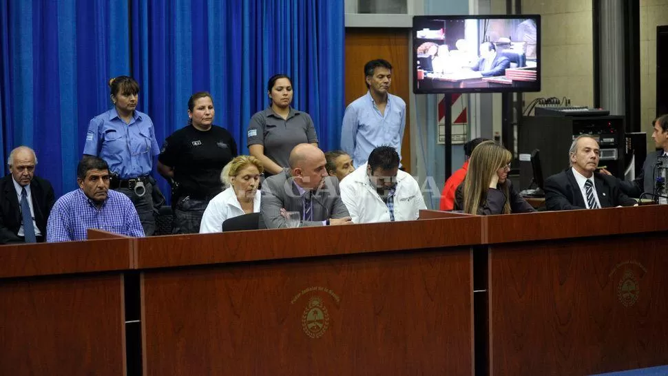 CONDENADOS. Robles y Medina fueron hallados culpables del delito de trata de personas. LA GACETA/ FOTO DE INÉS QUINTEROS ORIO