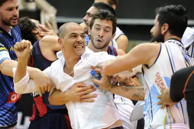 Escándalosa pelea entre jugadores de San Lorenzo y Peñarol