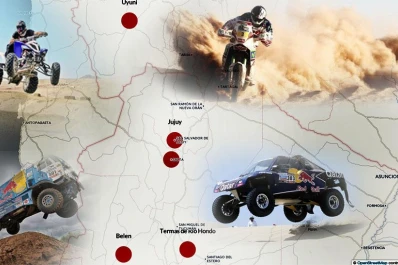 Mapa interactivo: dónde ir y cuánto costará ver el Dakar en el NOA