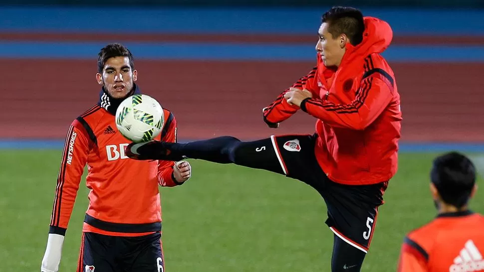 FUNDAMENTAL. El Colo Kranevitter entrena en Yokohama durante la madrugada argentina. REUTERS