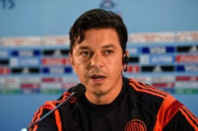 Con el corazón así le jugará River a Barcelona, según Gallardo