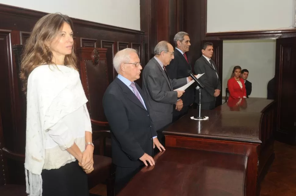 ALTO TRIBUNAL. Sbdar, Goane, Gandur, Estofán y Posse. la gaceta / foto de Antonio Ferroni