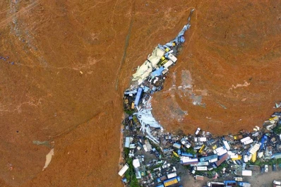 Las fotos más impactantes del alud que dejó 85 desaparecidos en China