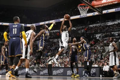 Fácil victoria de Spurs ante Pacers