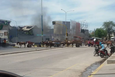 Carreros realizaron tres cortes para pedir que los dejen trabajar