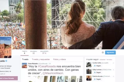 La Casa Rosada tiene nueva cuenta de Twitter