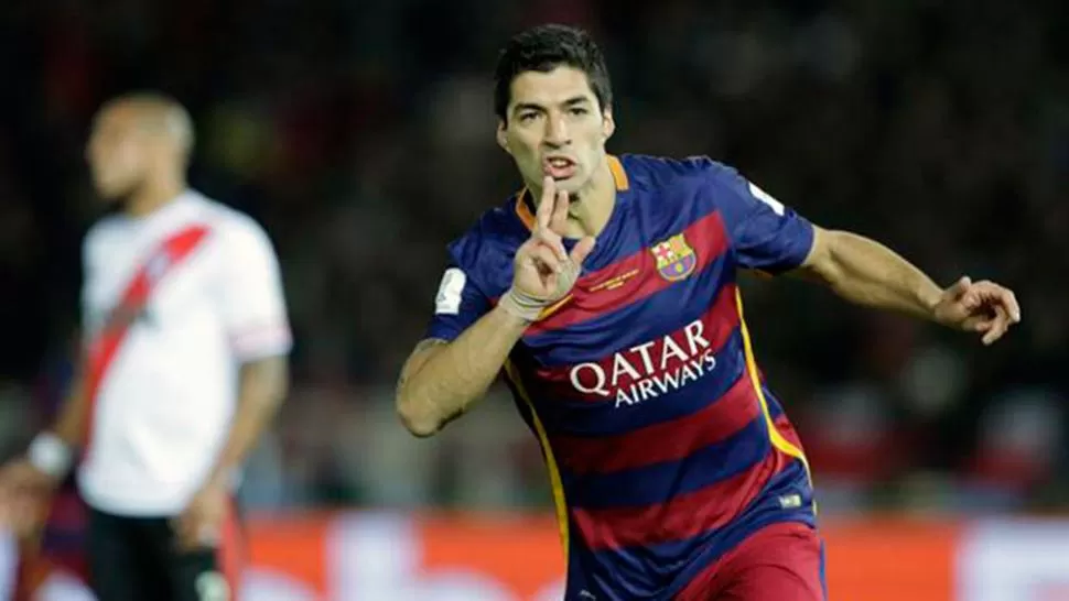 IMPLACABLE. Luis Suárez confesó que siempre la pasó bien disfrutando el Mundial de Clubes. (TÉLAM)