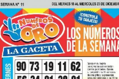 La grilla completa de los Números de Oro