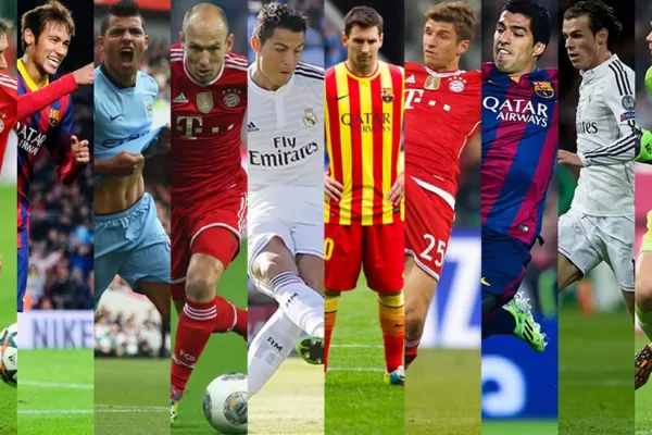 The Guardian hizo el ránking de los 100 mejores futbolistas del año