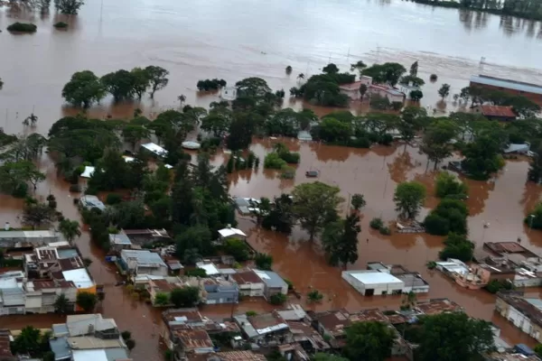 Hay 20.000 personas evacuadas en Concordia