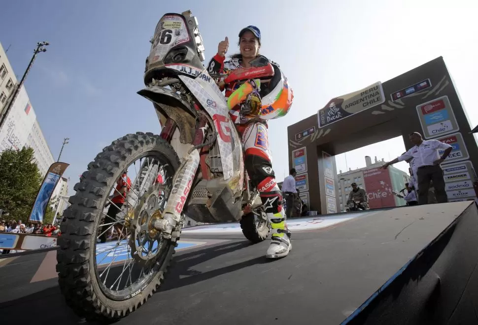 POR MÁS. Laia Sanz fue novena en la edición de este año. La española promete. reuters (archivo)