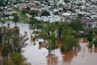 Inundaciones en el Litoral: un adolescente se ahogó y ya son dos los muertos