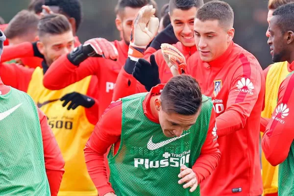 Kranevitter entrenó con Atlético de Madrid y sueña en grande