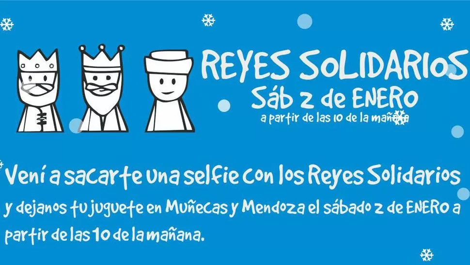 Los Reyes Solidarios juntarán juguetes en la peatonal
