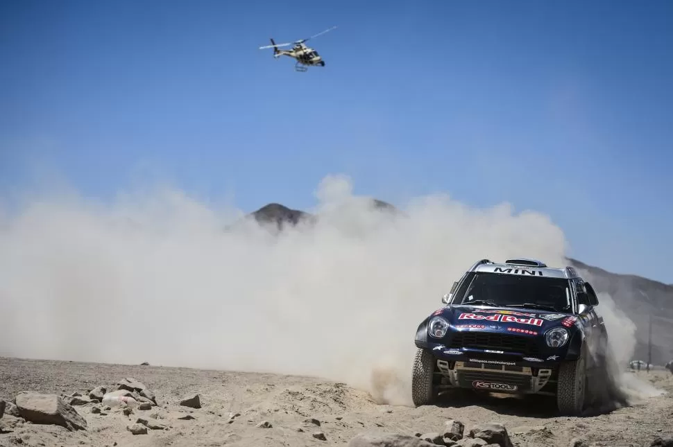 RESISTENCIA SUDAMERICANA. Pilotos de Argentina y Chile buscarán destronar al polaco Rafal Sonik, ganador en Cuatriciclos en 2015. FOTO Red Bull Content Pool