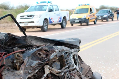 Cinco personas murieron tras un choque frontal de dos Fiat