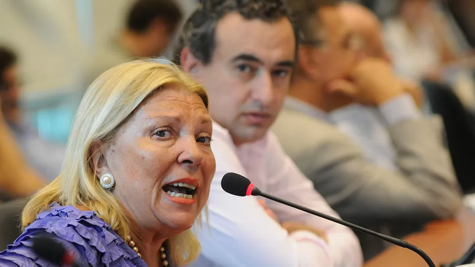 DENUNCIA. Carrió afirma que el Servicio Penitenciario bonaerense facilitó la fuga de los Lanatta y de Schillaci.
FOTO DE ARCHIVO