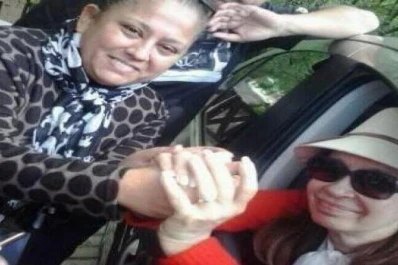 Cristina reapareció en un video casero