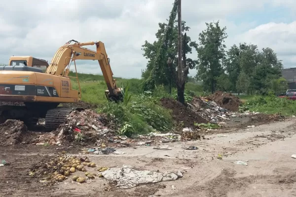 Tras los tuits de Patronelli, limpian los accesos a la ciudad