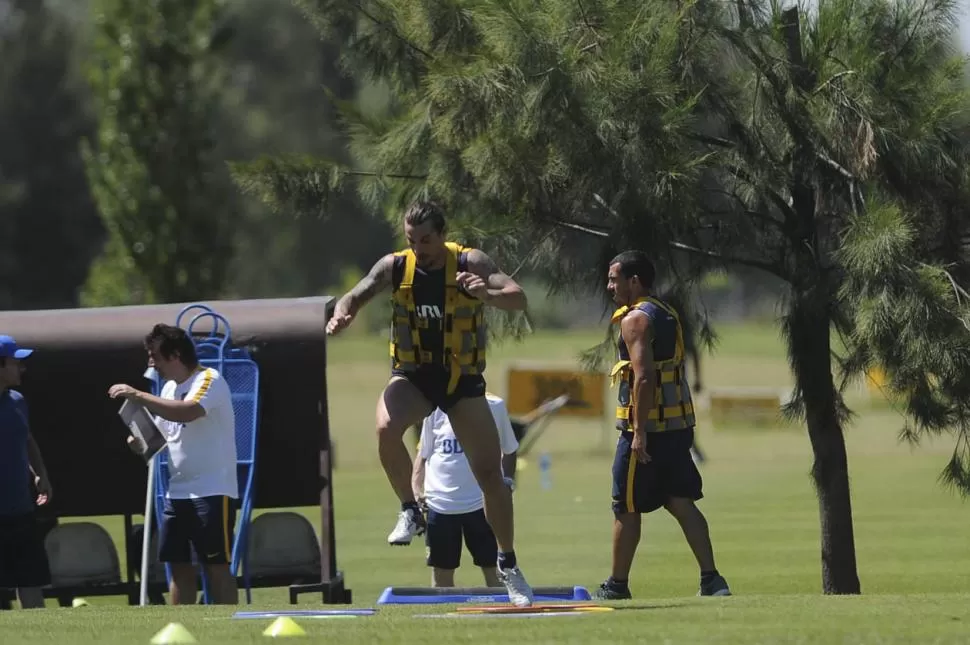 ESTÁ FELIZ. Osvaldo cumplió su sueño de volver a Boca. TELAM